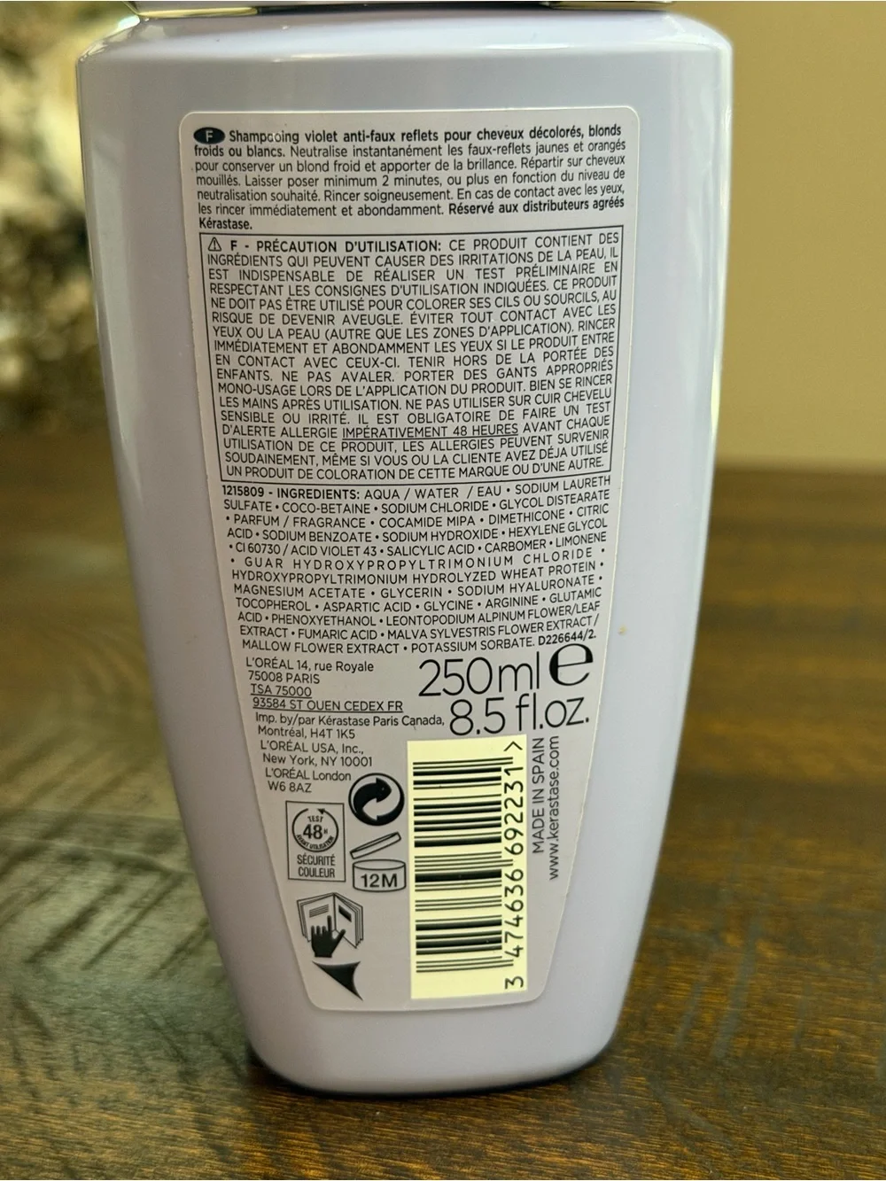 Kérastase Blond Absolu Bain Ultra-Violet Purple Shampoo **read below**